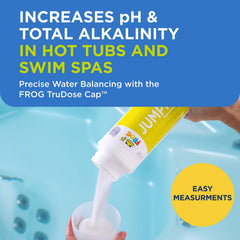 FROG TruDose measuring cap demonstrating spill-free dosing accuracy