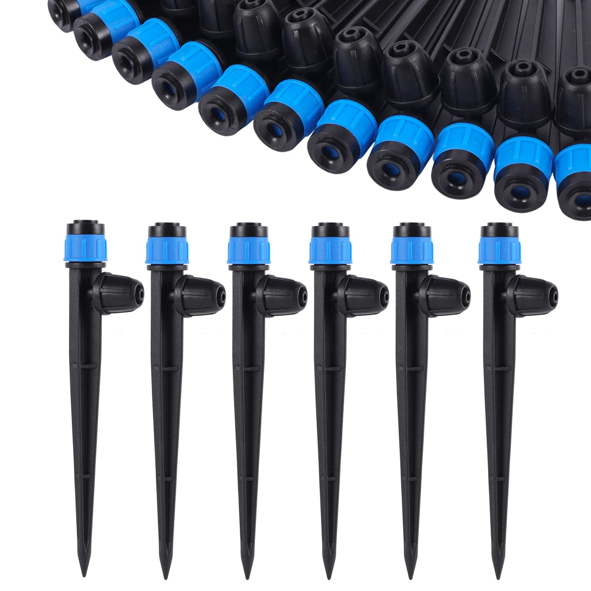 FULAIERGD front view of 25-piece emitter pack showing contents and benefits