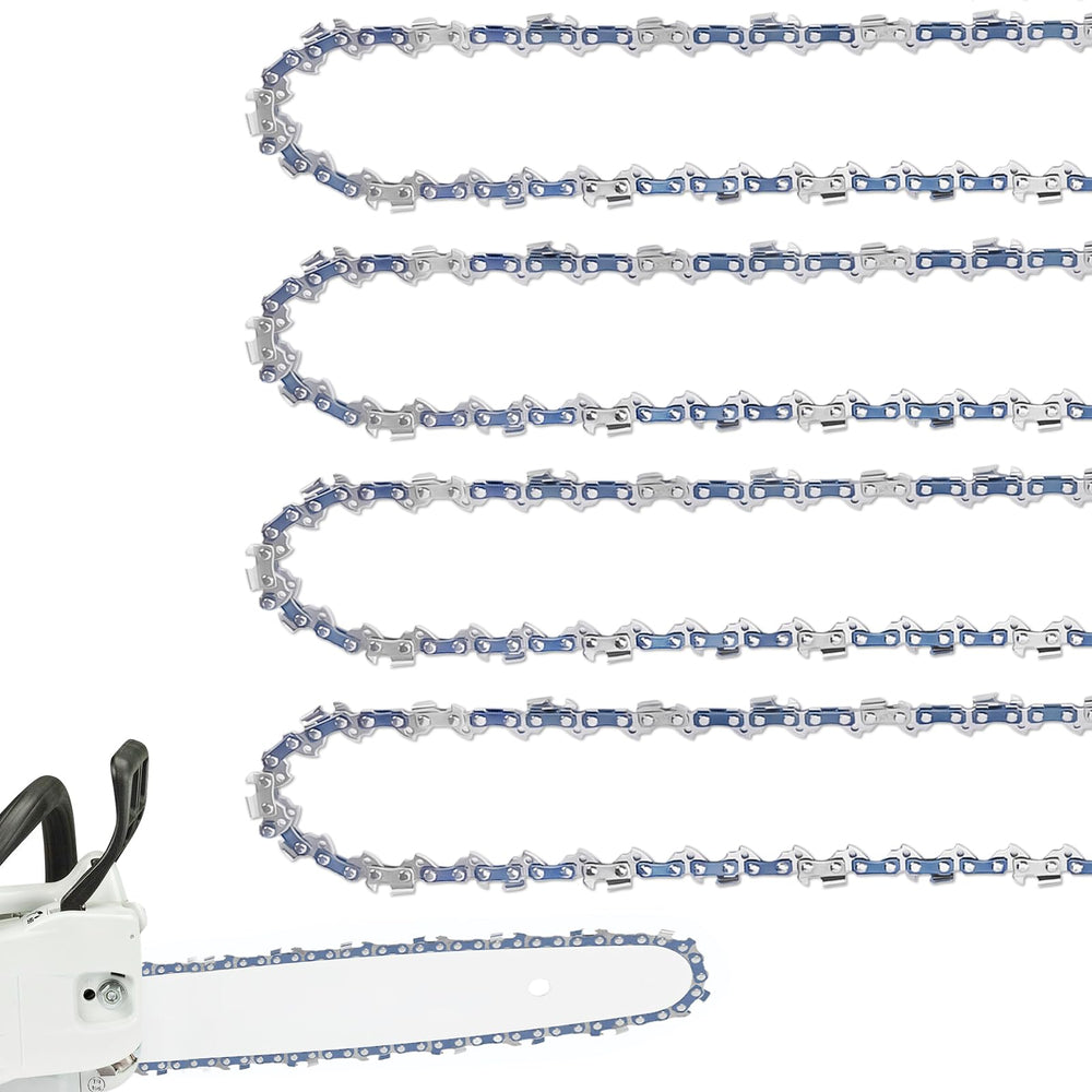 FUNKYWOO front view of 4-pack 8 inch chains showing packaging and contents benefit fast replacement