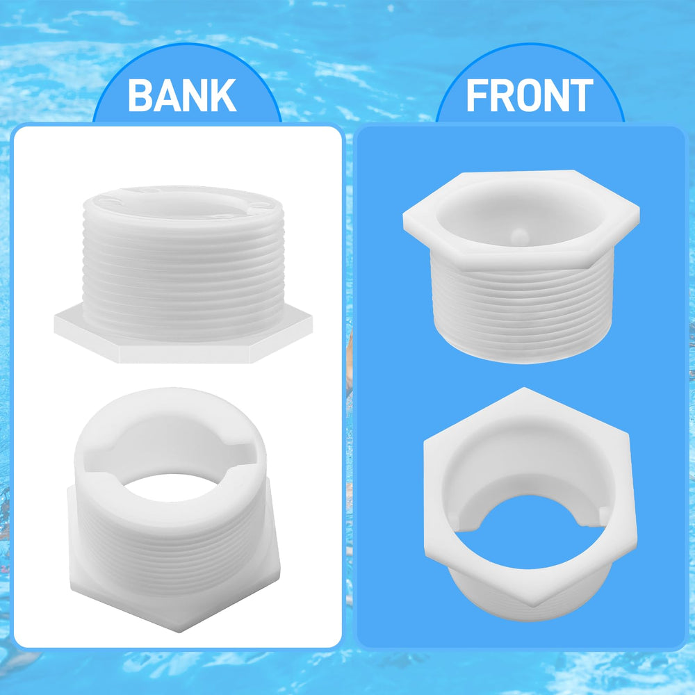 Funmit installed on pool wall demonstrating restored seal and stable suction