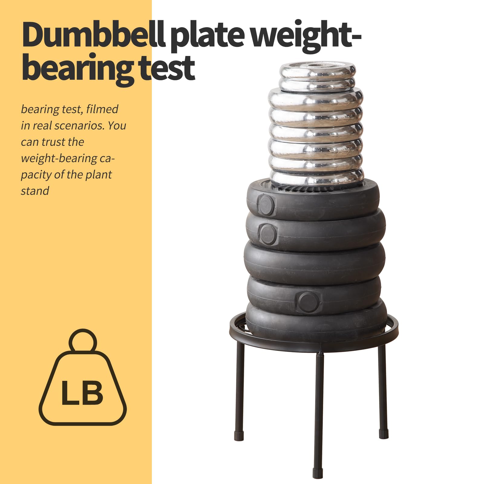 Furshus rubber-capped feet for non-slip stability and floor protection