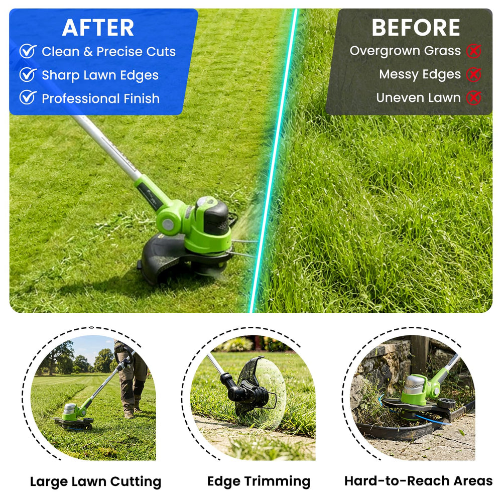 Future Way product label with Greenworks part reference for fit clarity