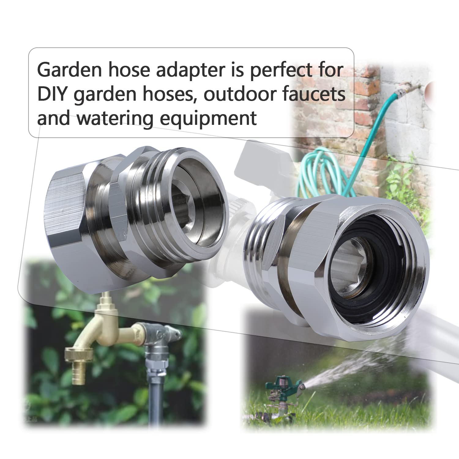 G-Sunny adapter beside standard hose for scale and easy compatibility check