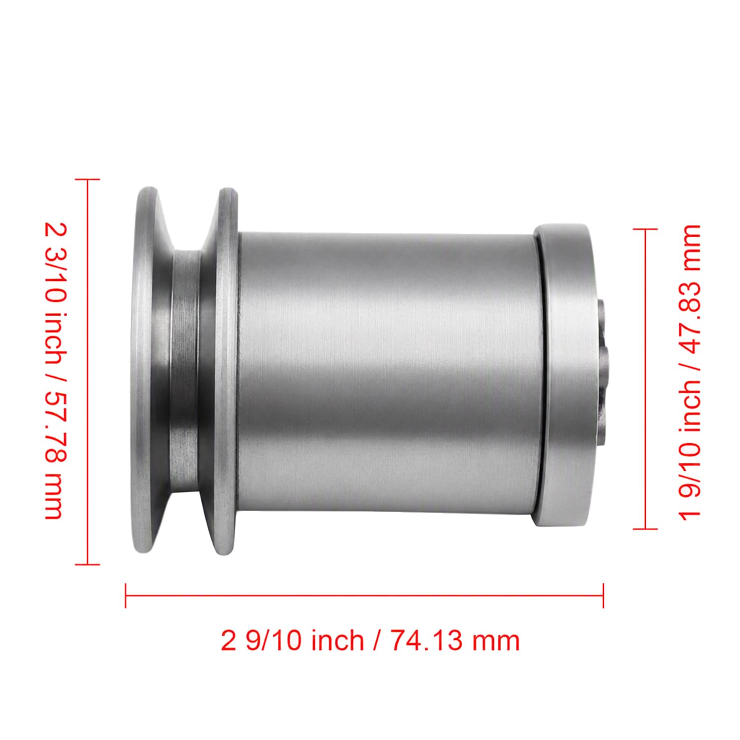 Galloparts adapter side profile showing thickness and strength for longer service
