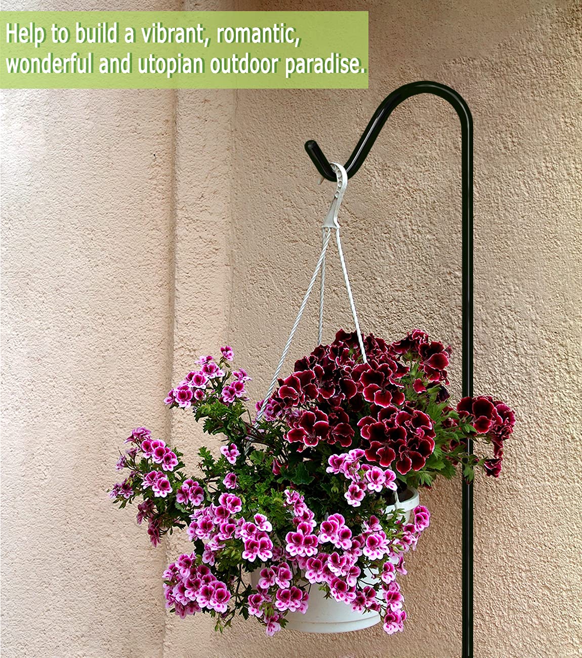 Garbuildman finish texture rust-resistant coating, protects pole for longer outdoor life