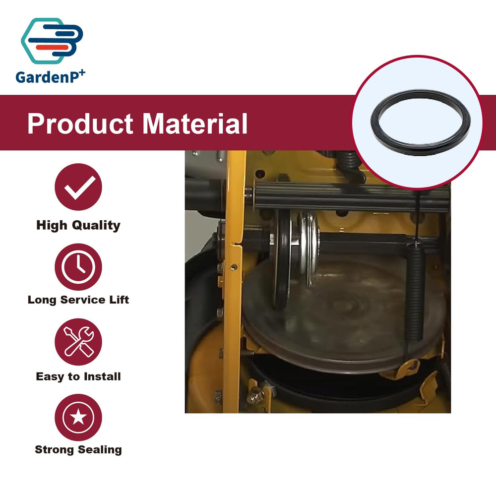 GardenP+ friction wheel mounted on shaft demonstrating easy installation benefit