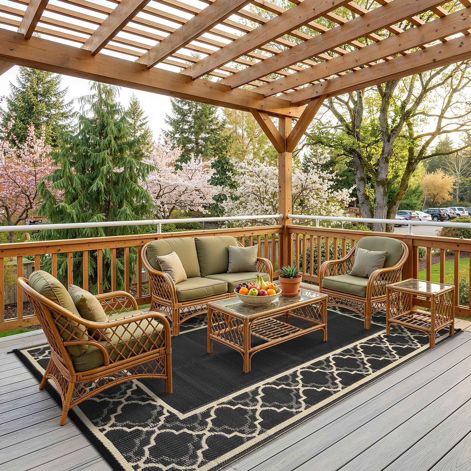 Garvee reverse pattern visible to demonstrate two-sided styling benefit