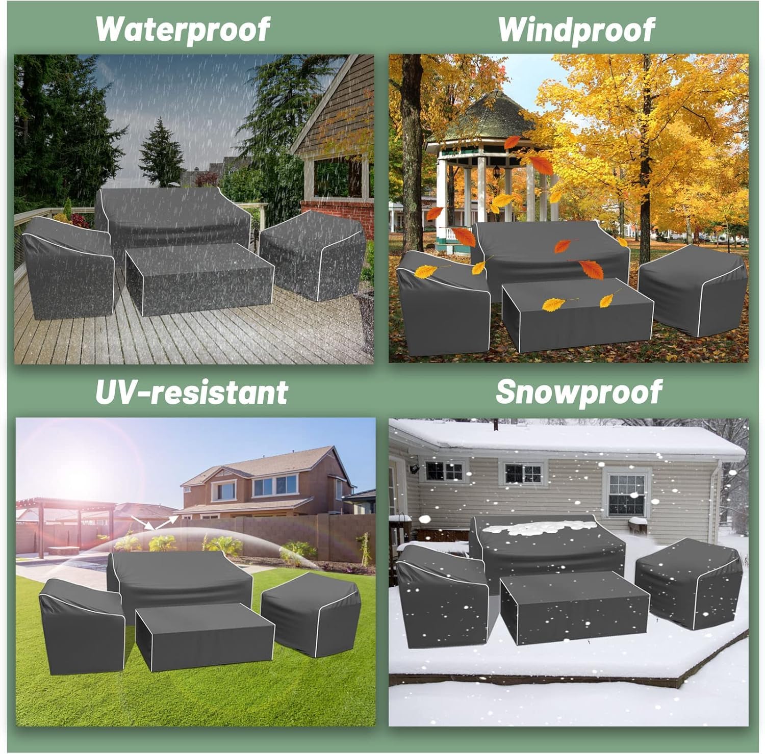 Gasadar loveseat cover fit showing exact coverage benefit