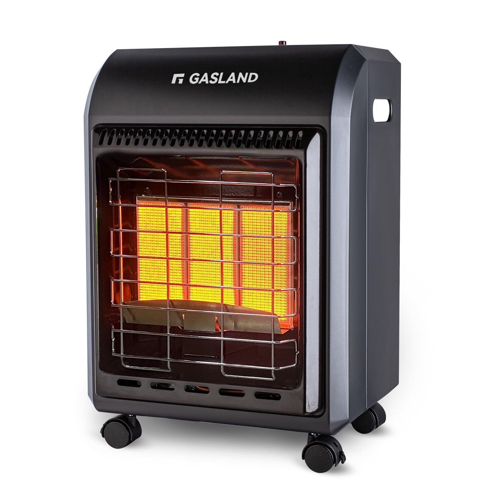 GASLAND front view cabinet heater showing compact design and fast heat