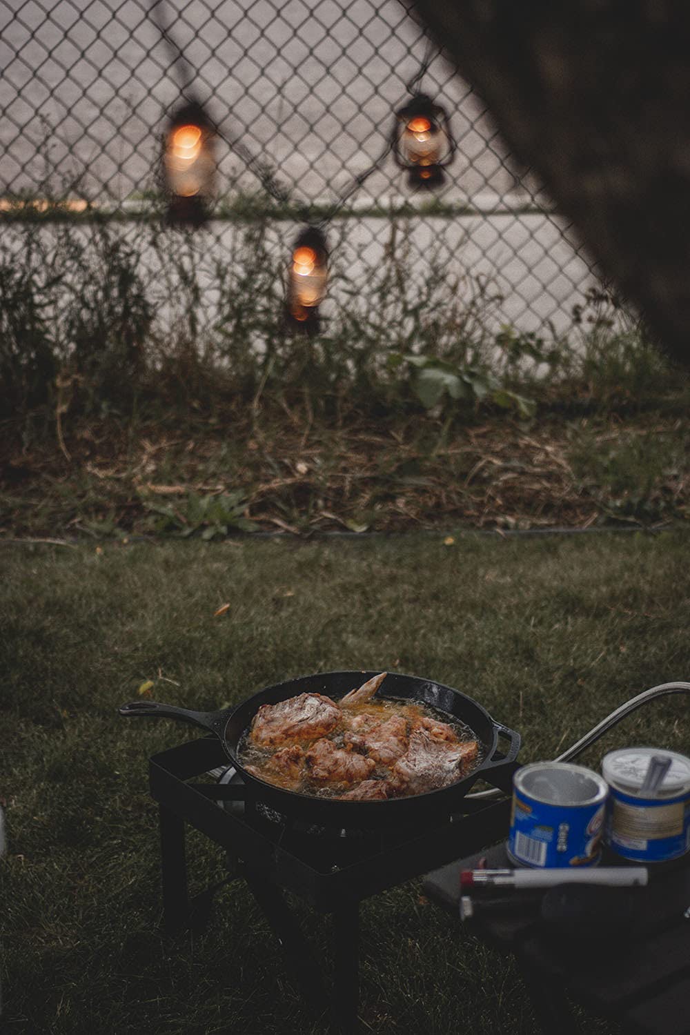 Gas One portable setup at campsite showing easy transport and dependable performance