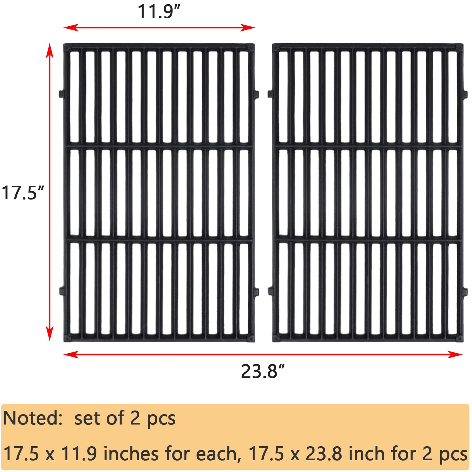 GasSaf close-up of cast iron ribs highlighting heat retention and clear sear lines