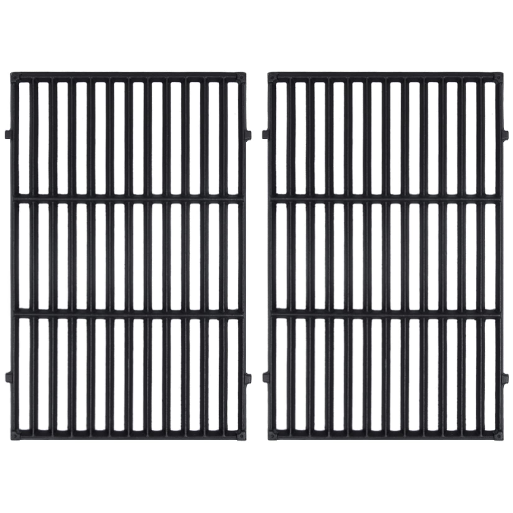 GasSaf front view of two-piece grill grate pack showing fit and finish, restoring performance