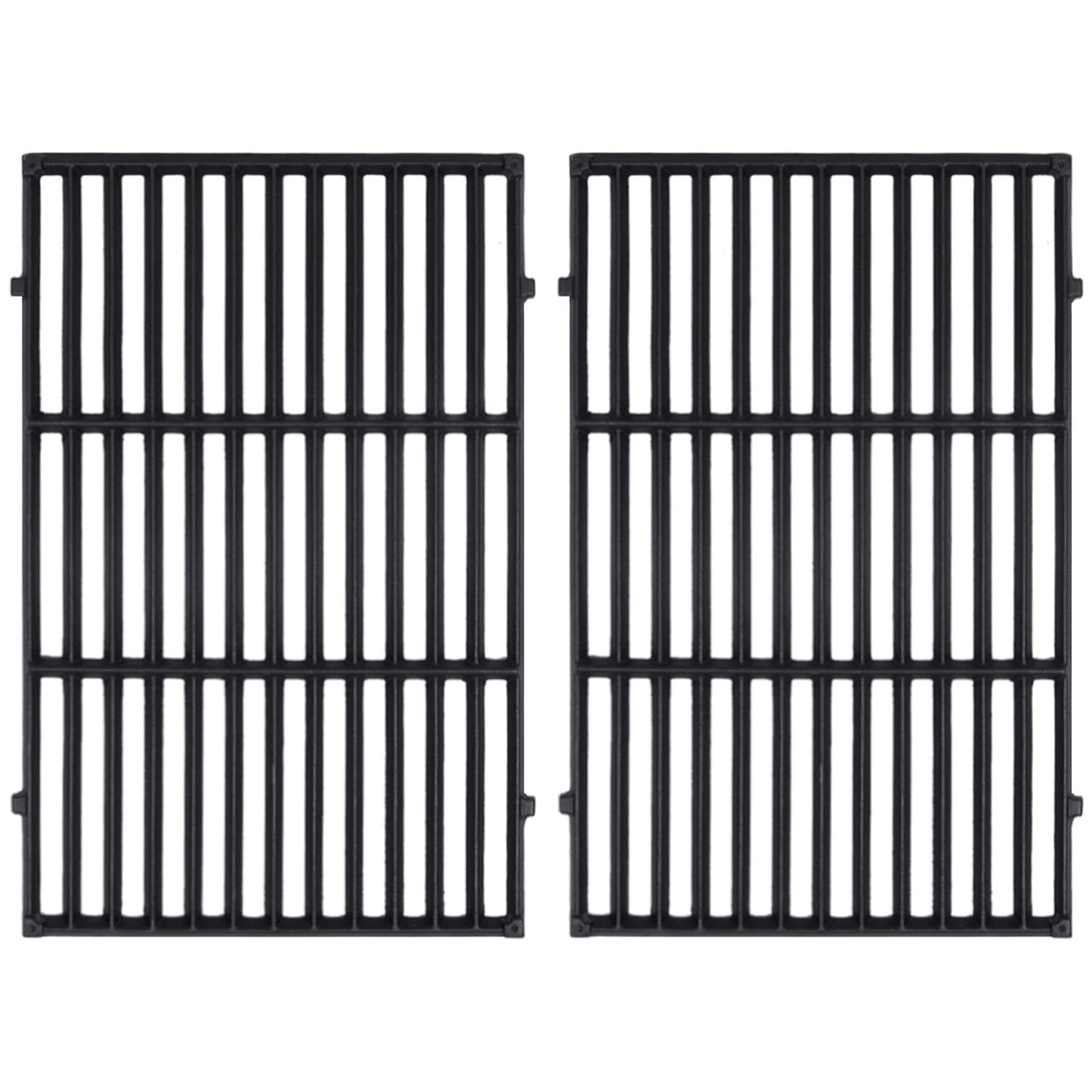 GasSaf front view of two-piece grill grate pack showing fit and finish, restoring performance