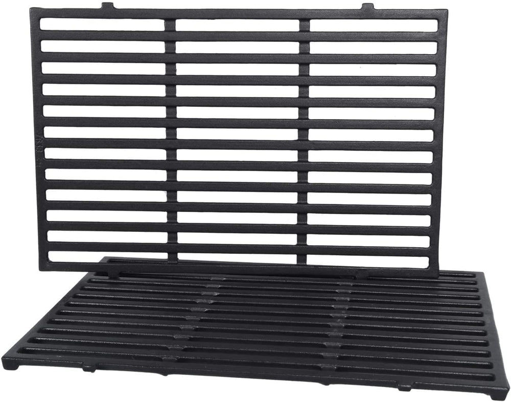 GasSaf grates installed in a Weber-style grill demonstrating even cooking surface