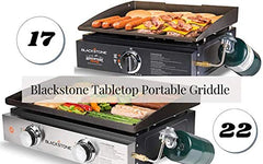 GasSaf regulator installed on Blackstone griddle ensuring steady heat control