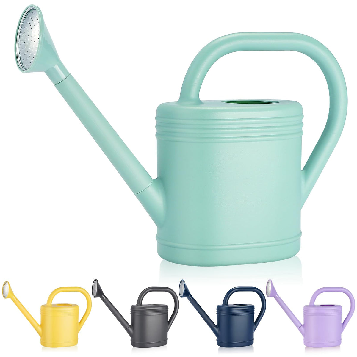 gegemaoyi front view of watering can showing modern shape and durable finish for stylish watering