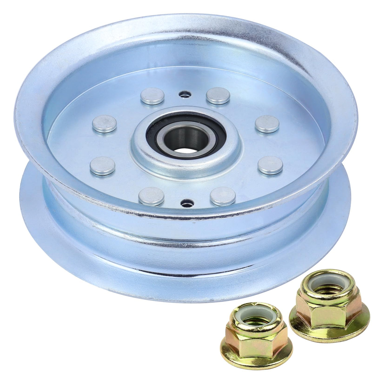 GELASKA front view assembled pulley showing fit and finish, ensures correct replacement
