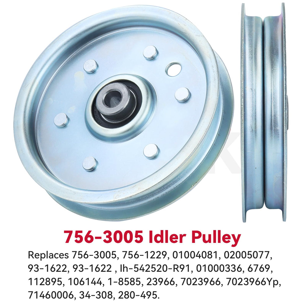 GELASKA pulley hardware kit with bolt washer and nylon lock nut for secure install