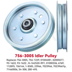 GELASKA pulley hardware kit with bolt washer and nylon lock nut for secure install