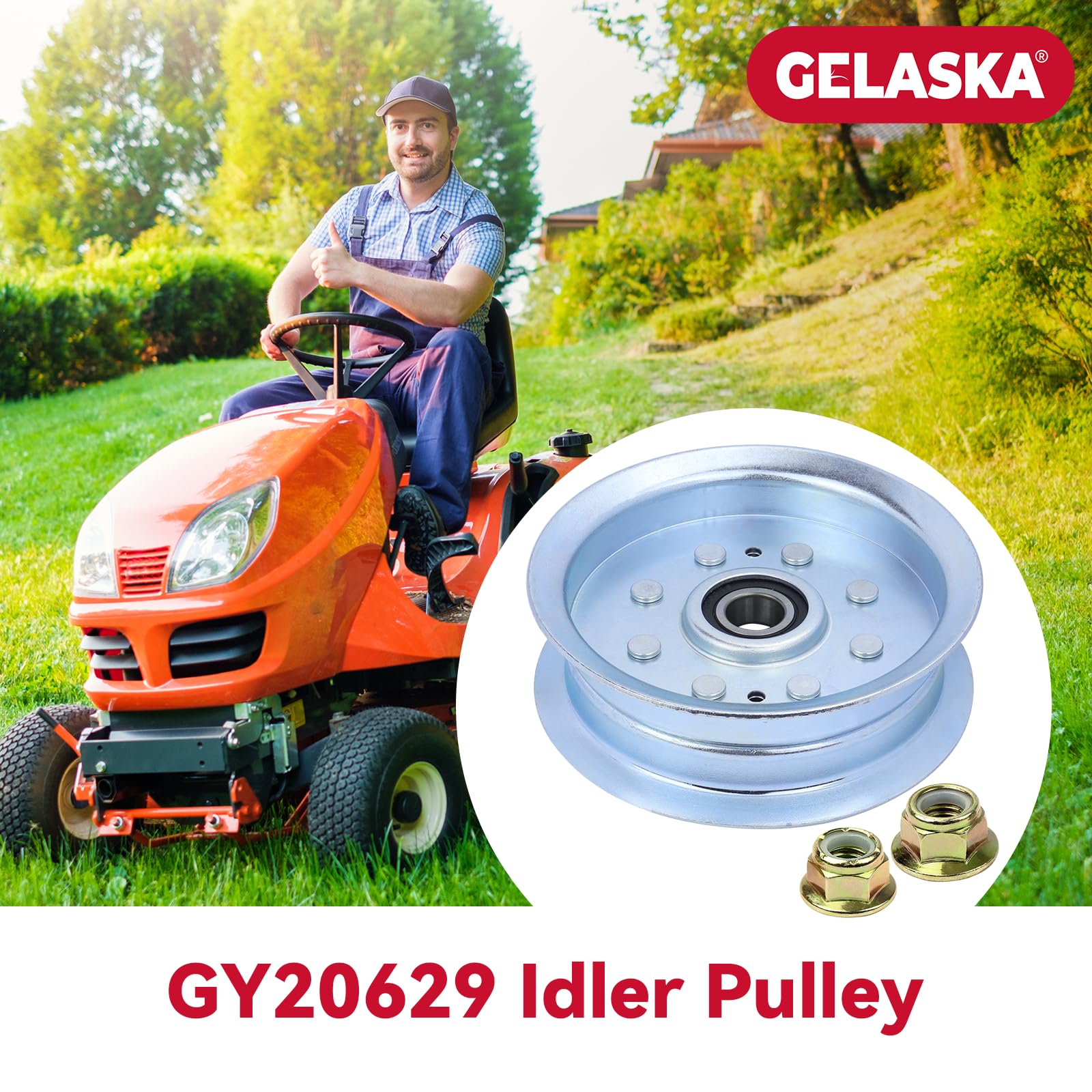 GELASKA side profile highlighting pulley diameter and edge for accurate match