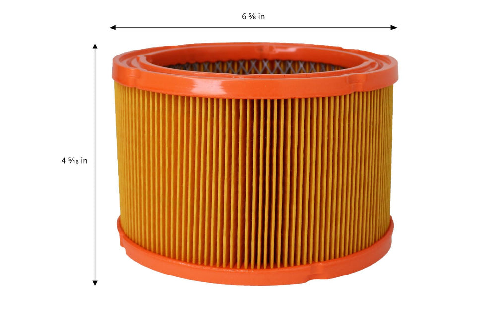 Generac oil filter label detail showing fitment and protection for engine components