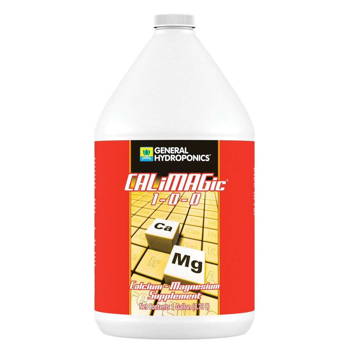 General Hydroponics bottle front view showing product and easy handling benefit