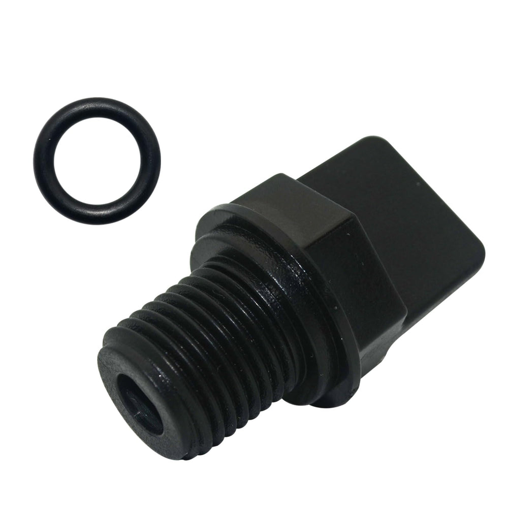 Generic close-up of O-ring and plug face showing seal detail for leak prevention