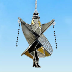 Generic dancing lady front view showing vibrant spinner and decorative appeal