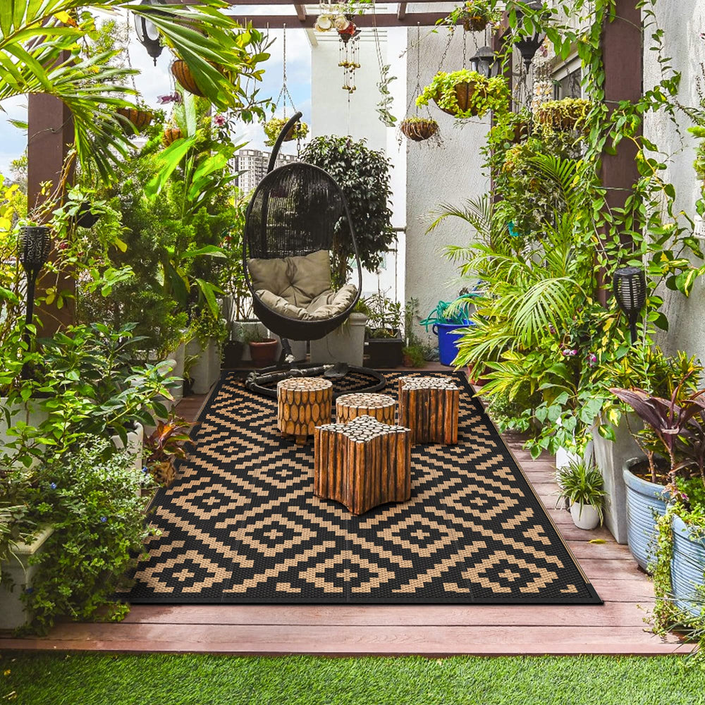 GENIMO reversible patterns displayed to double rug lifespan and style options