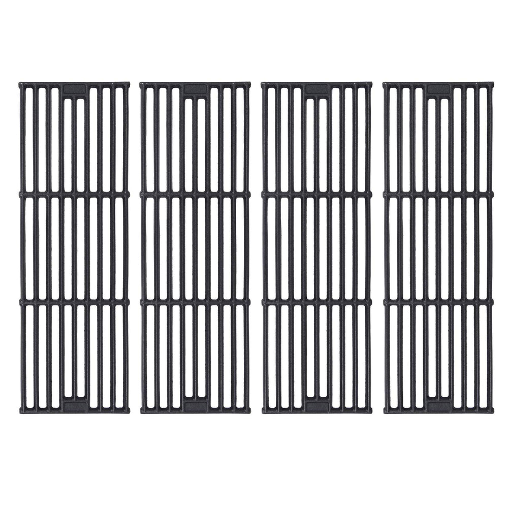 GGC front view of four-piece grates showing fit and finish, improves searing