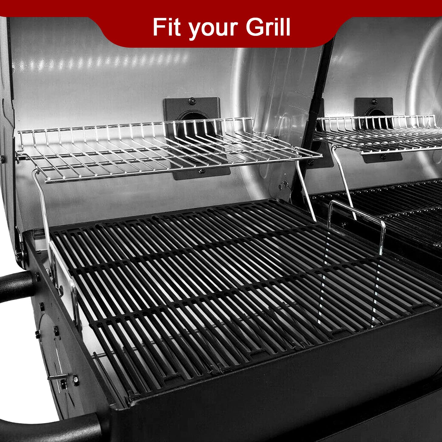 GGC grates next to ruler showing exact dimensions, ensures correct fit