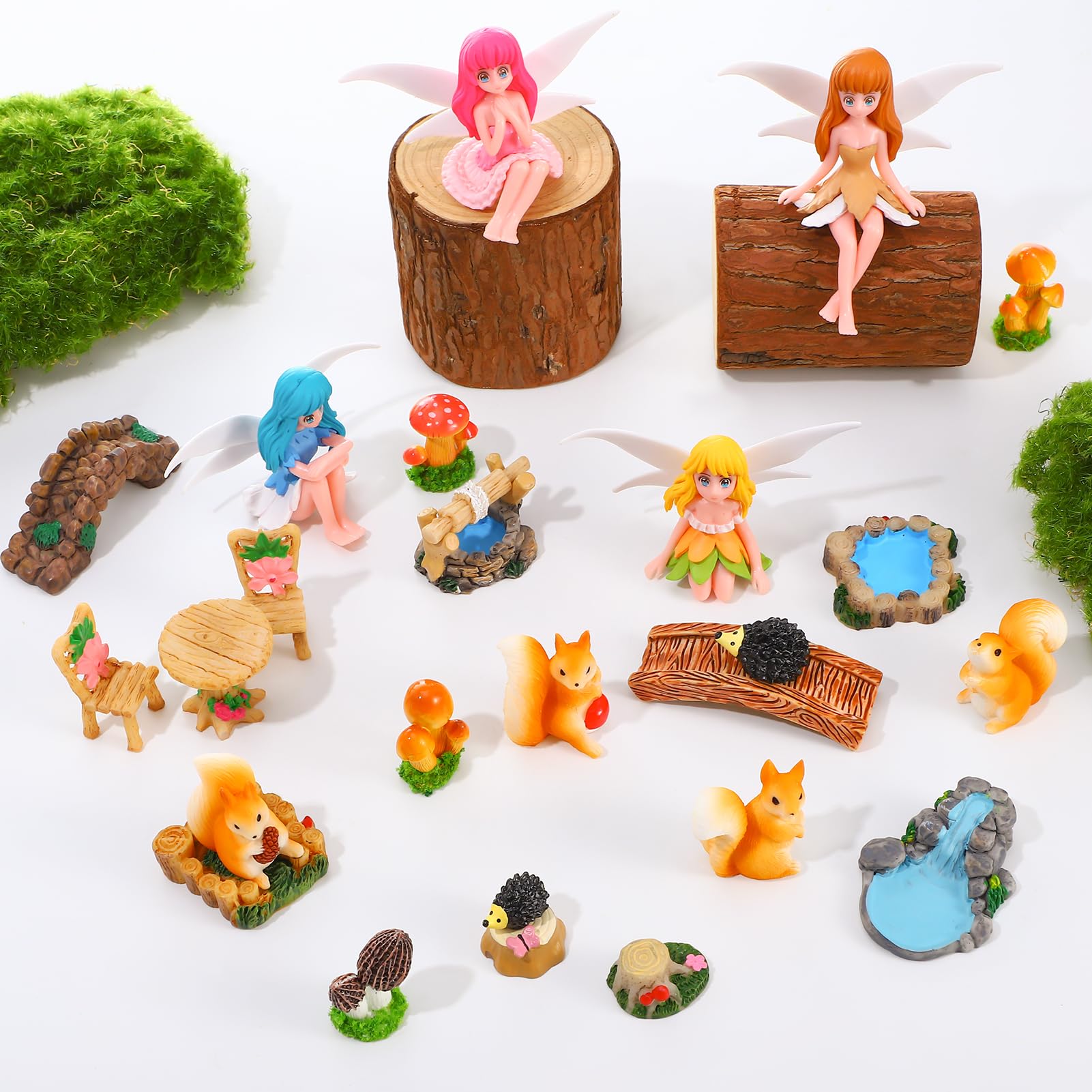 GGSTDDUP close-up of PVC fairy figure highlighting flexible detail