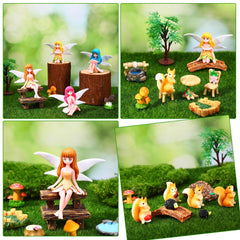 GGSTDDUP resin squirrels and hedgehogs showing durable textures