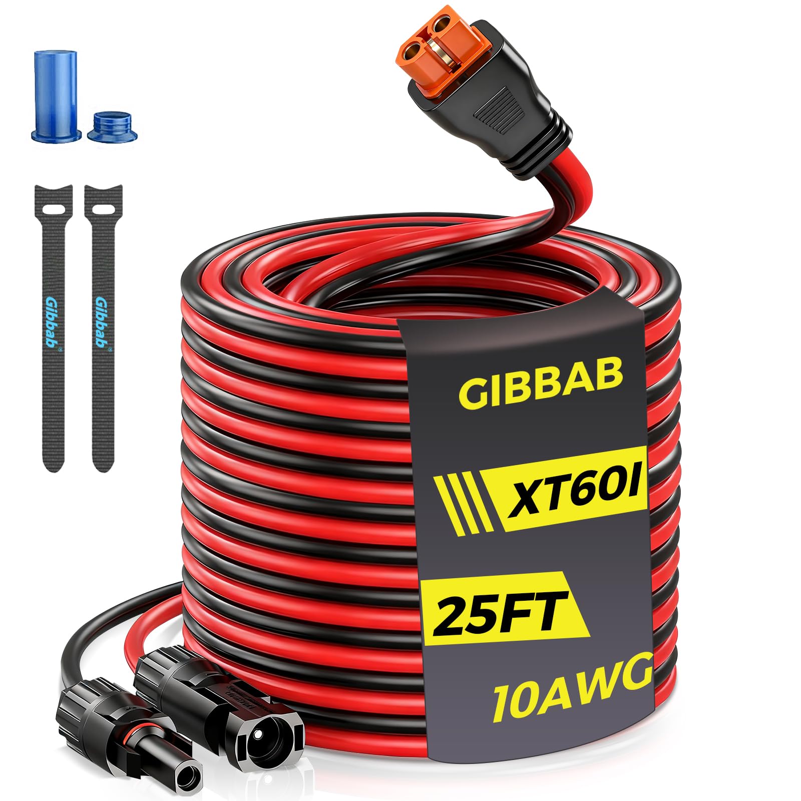 Gibbab XT60i front connector showing secure lock and quick connection benefit