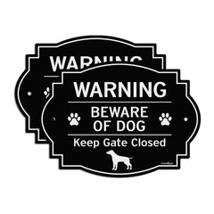 GicnKeuz front view warning sign showing bold message and reflective benefit