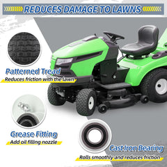 GICOOL bearing and 3 inch centered hub detail reducing friction and ensuring smoother rotation