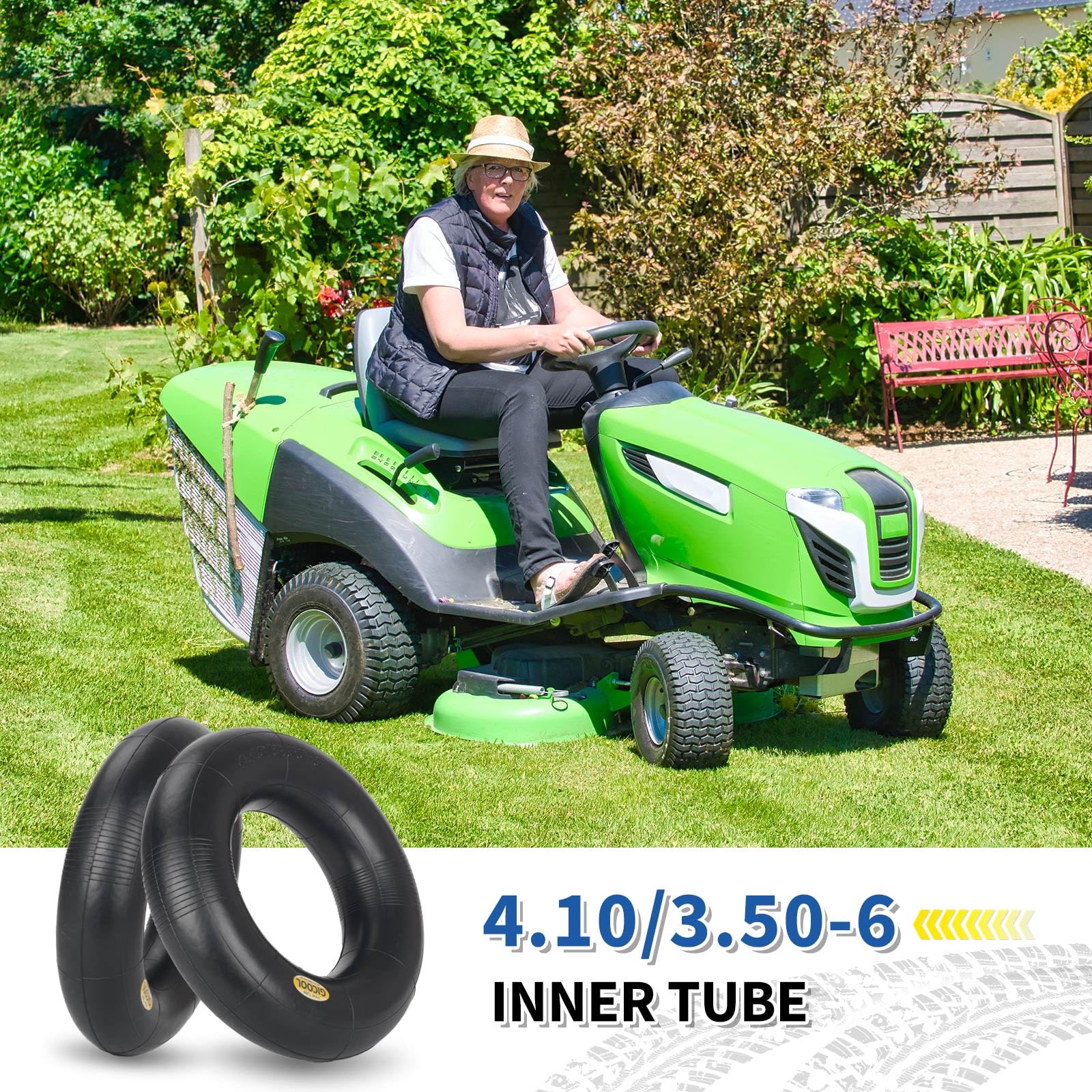 GICOOL product label close-up with specifications ensuring correct tire compatibility