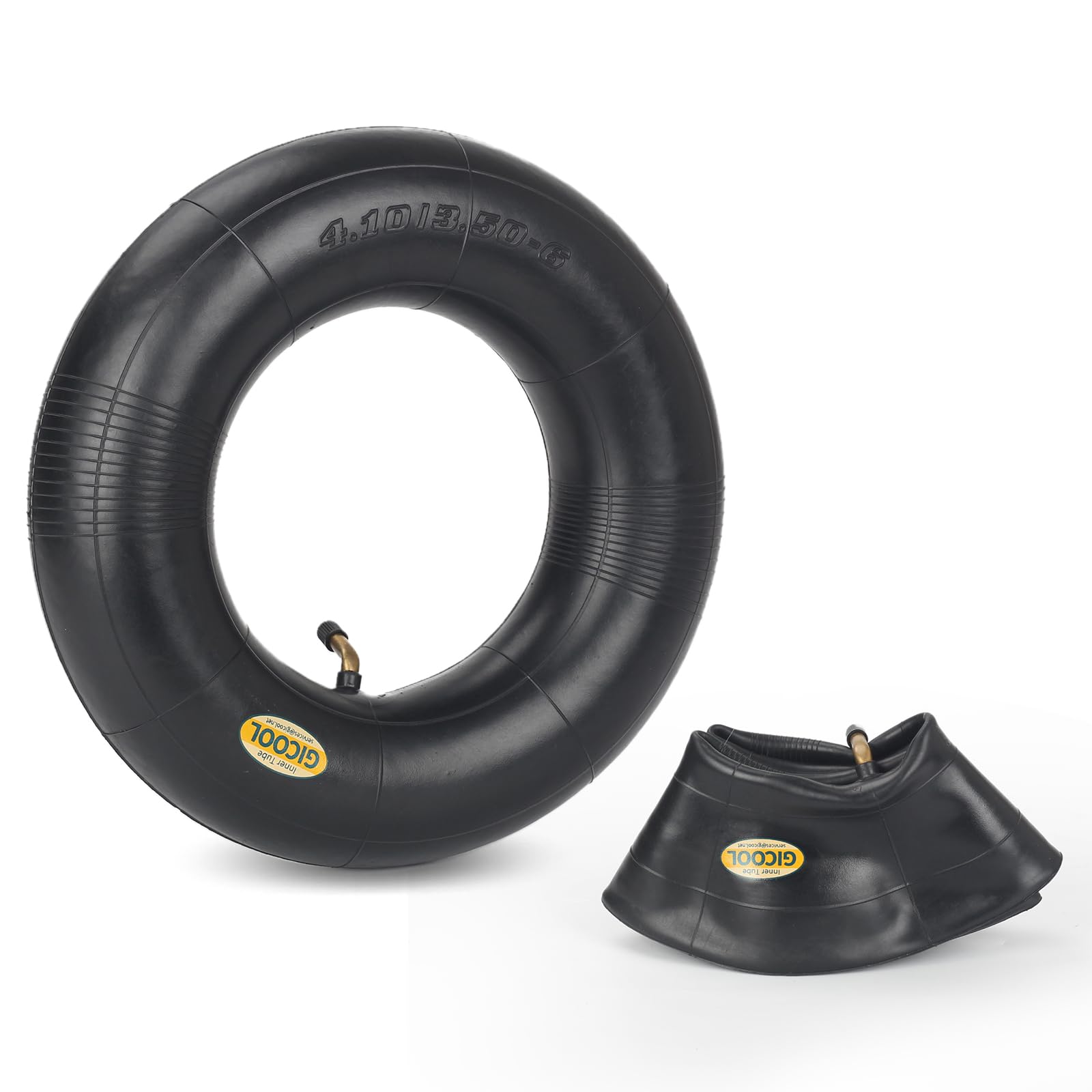 GICOOL tube fitted on a lawn mower wheel in yard setting showing reliable performance