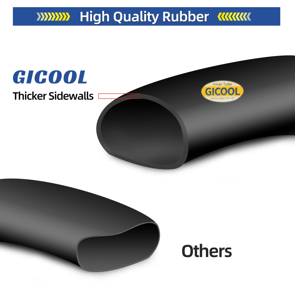 GICOOL thickened natural rubber detail emphasizing puncture resistance and durability