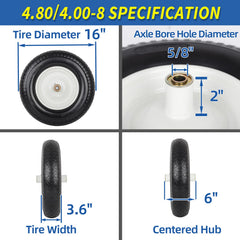 GICOOL close-up of PU foam tread showing durable wear resistance for rough surfaces