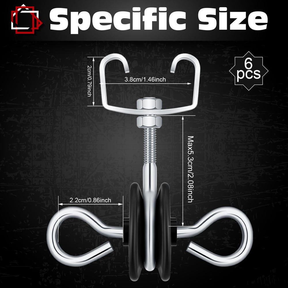 Gisafai close-up of double hooks showing secure wire grip and corrosion resistance