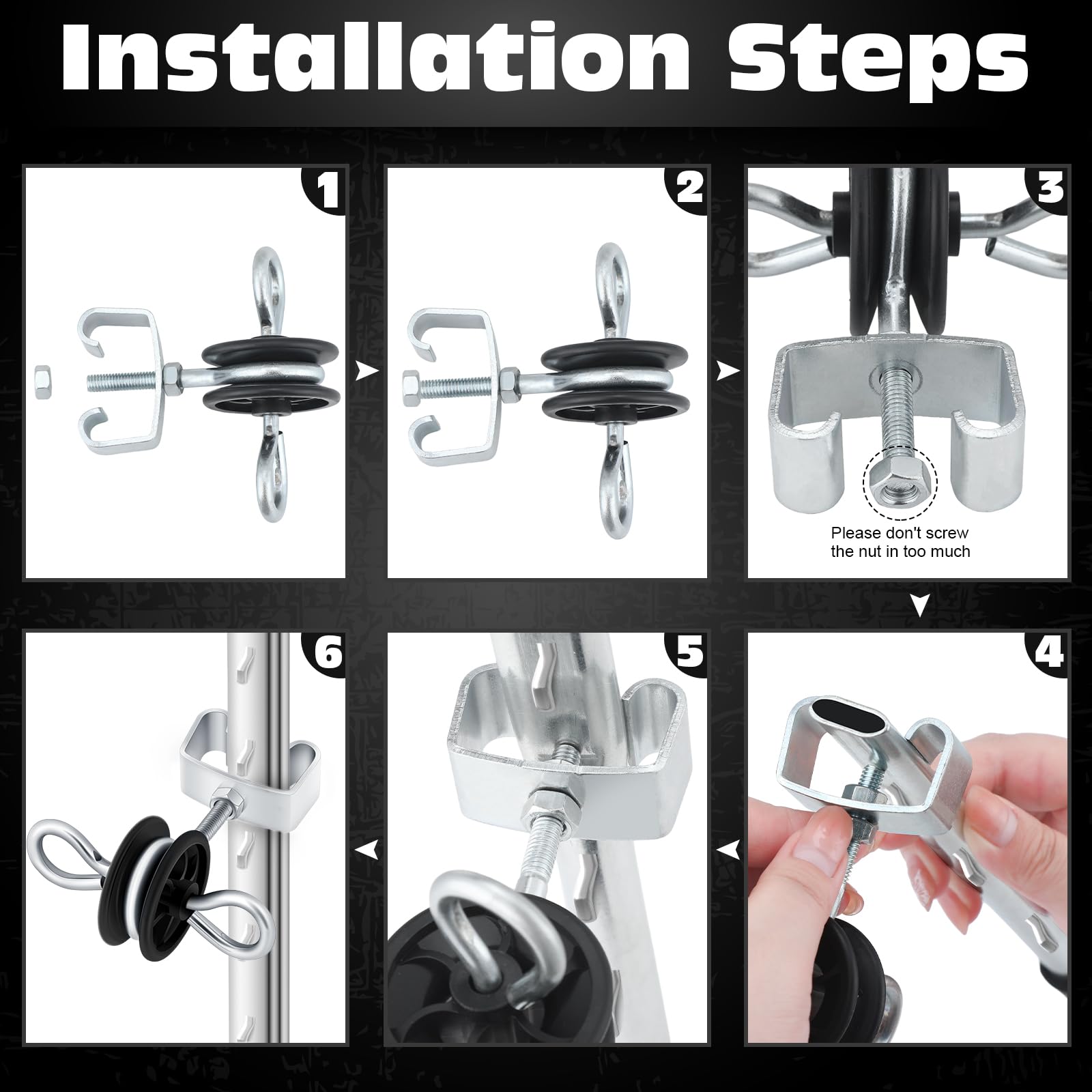 Gisafai fixed to a steel T-post showing ease of installation and stable gate function