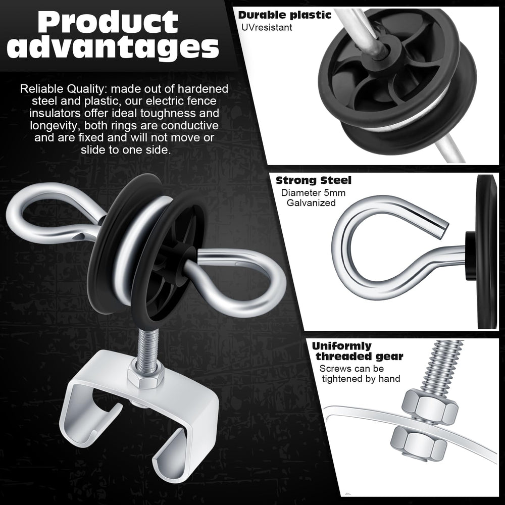 Gisafai installed on a wooden post demonstrating quick screw-fit and reliable anchoring
