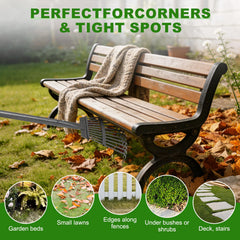 gixmuoiy collapsed rake packed compactly for easy storage and travel convenience