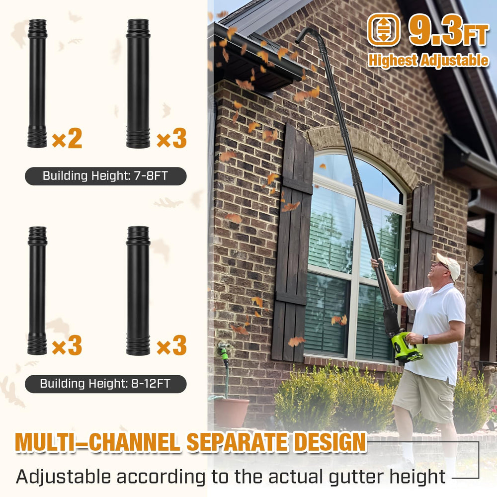Glosaie reflector detail improving gutter visibility and aim