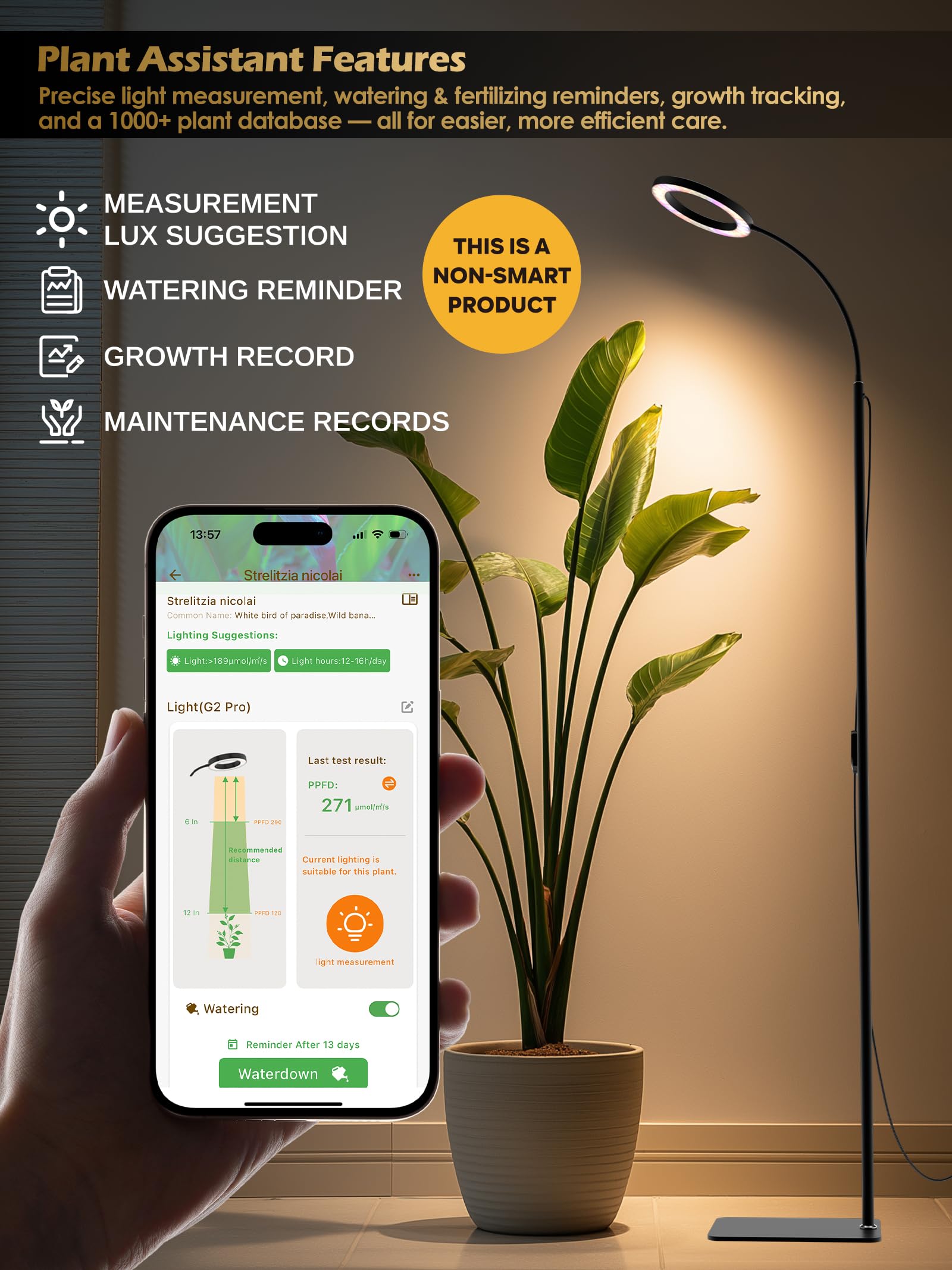 GLOWRIUM lighting several potted plants to promote even growth