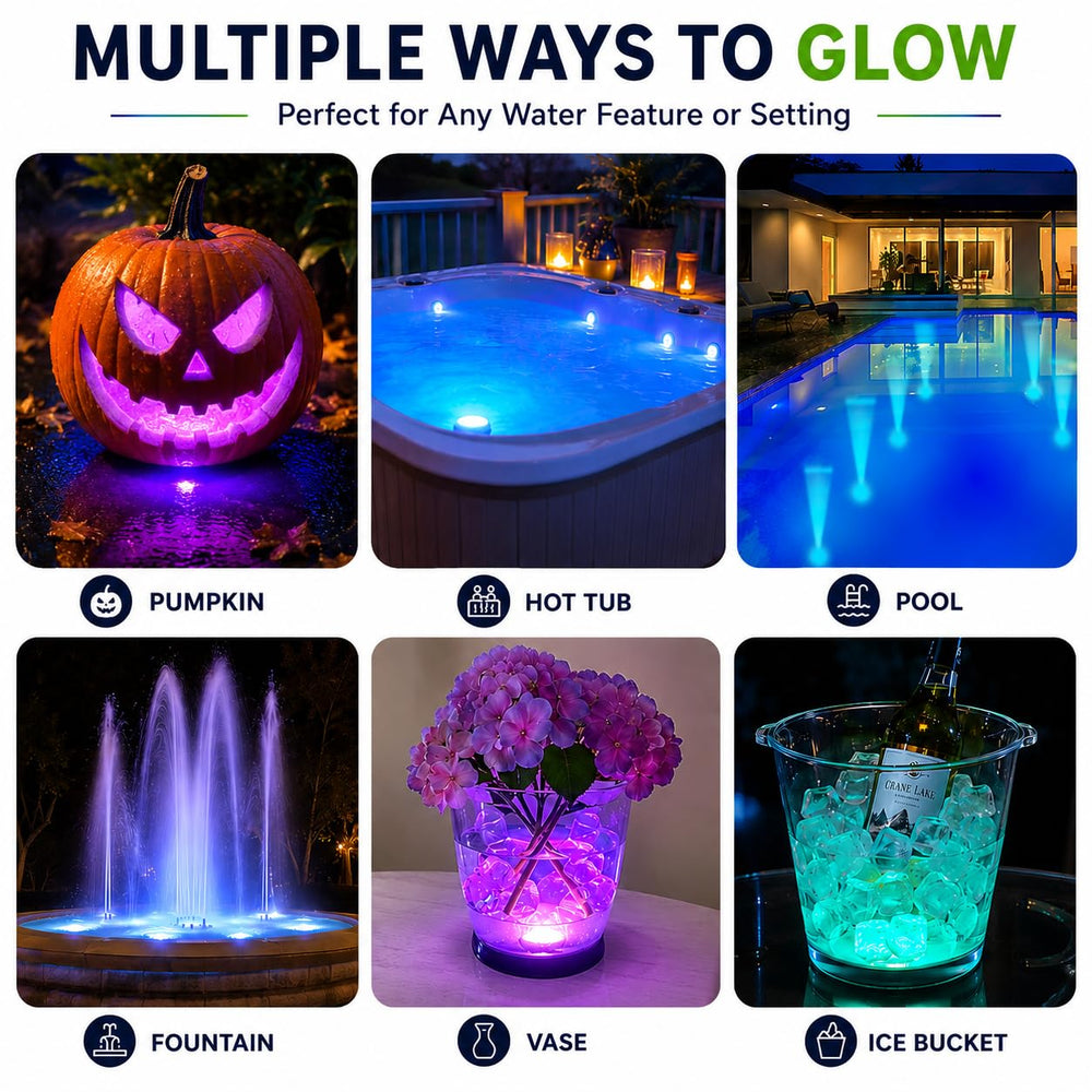 GlowTub illuminating bathtub with color-changing light for relaxing ambiance