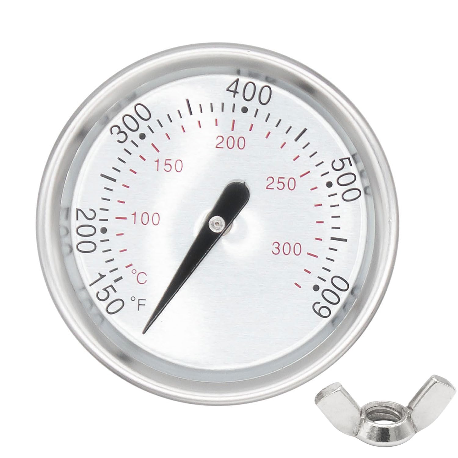 GLOWYE front gauge face showing clear temperature reading and improved visibility