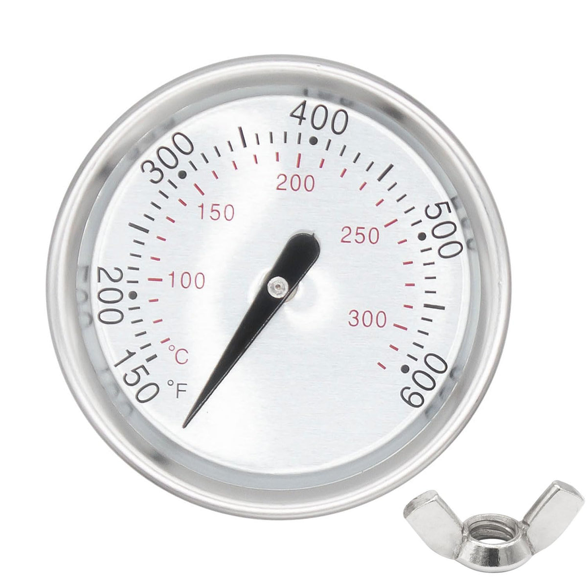 GLOWYE front gauge face showing clear temperature reading and improved visibility