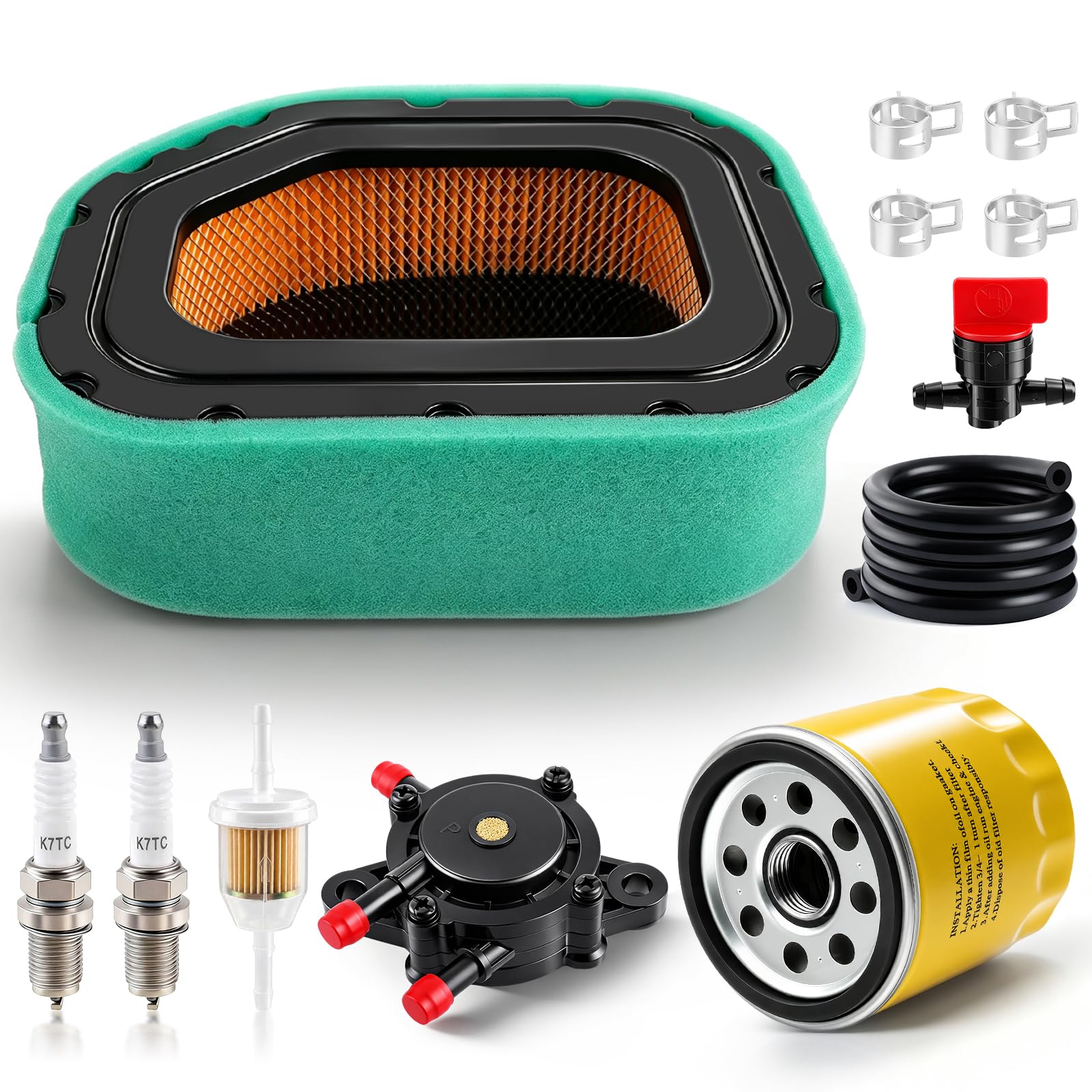 GoaMotors air filter front view showing pleats and fitment benefit
